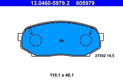 Brake Pad Set, disc brake -