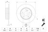 Brake Disc MERCEDES-BENZ - 210 423 10 12