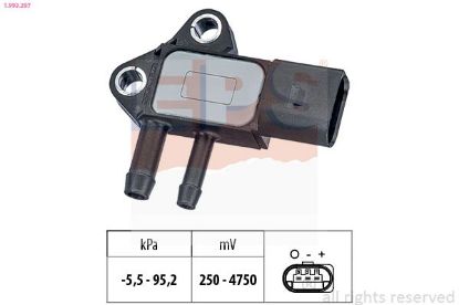 Sensor, exhaust pressure -