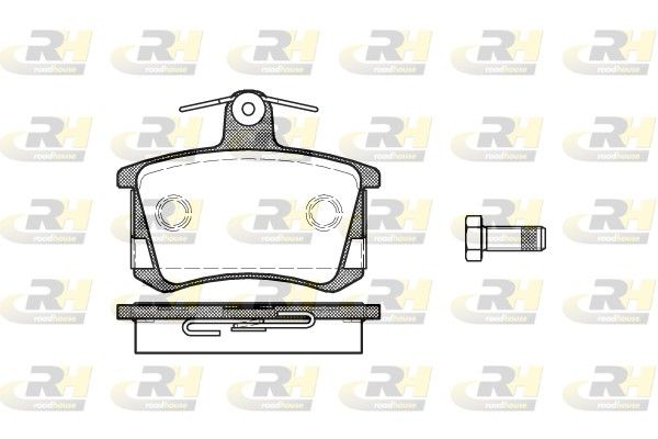 Brake Pad Set, disc brake Audi A4 97-00 tagum.