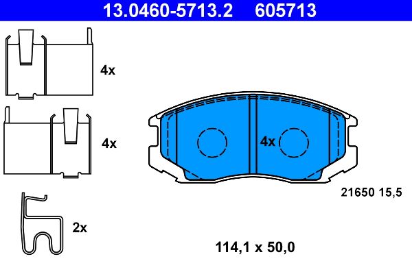 Brake Pad Set, disc brake -