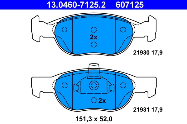 Brake Pad Set, disc brake -