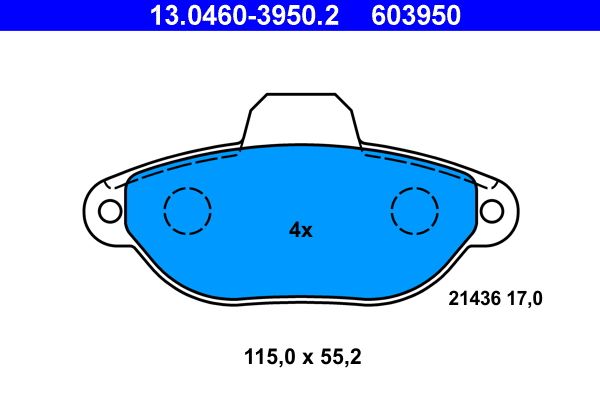Brake Pad Set, disc brake -