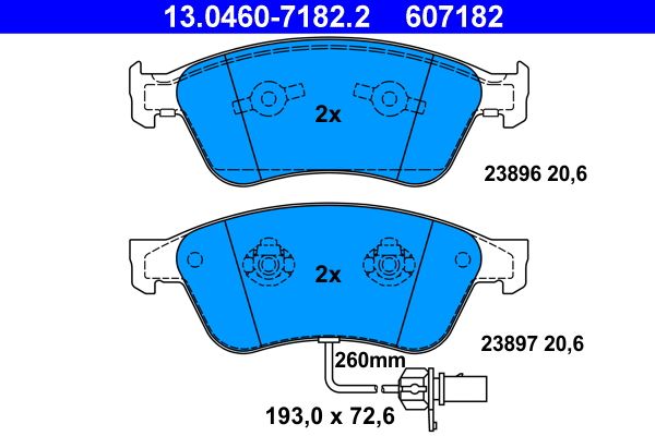 Brake Pad Set, disc brake -