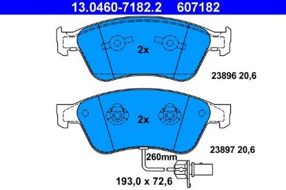 Brake Pad Set, disc brake -