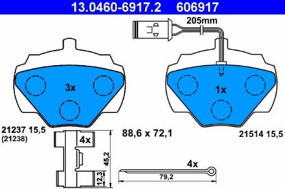 Brake Pad Set, disc brake -