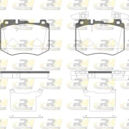 Brake Pad Set, disc brake MERCEDES-BENZ - 000 420 85 03