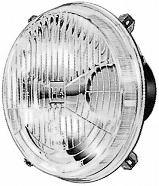 Headlight 12V H4 135mm