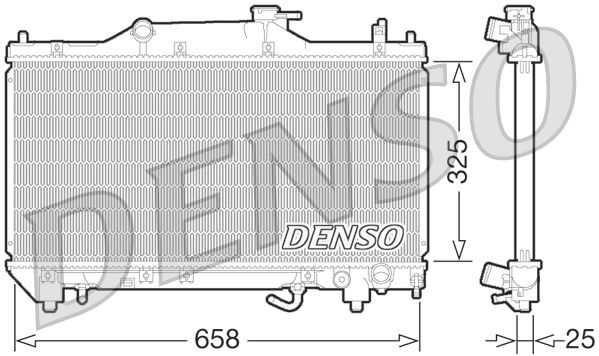 Radiator, engine cooling -