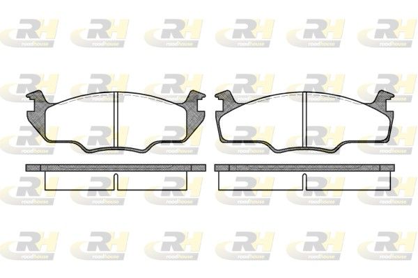 Brake Pad Set, disc brake VW Golf I 80-84 esim.
