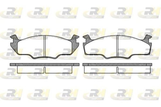 Brake Pad Set, disc brake VW Golf I 80-84 esim.