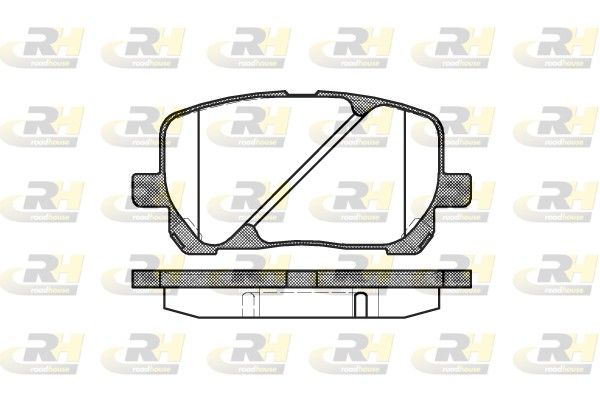 Brake Pad Set, disc brake TOYOTA - 04465-YZZCT