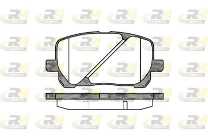 Brake Pad Set, disc brake TOYOTA - 04465-YZZCT