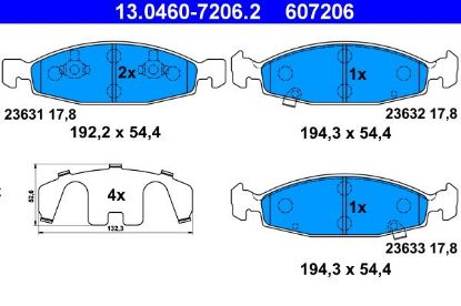 Brake Pad Set, disc brake -