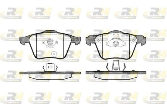 Brake Pad Set, disc brake VOLVO - 31262705
