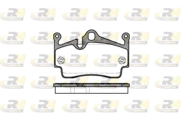 Brake Pad Set, disc brake Porche Bosxter 04- tagum.