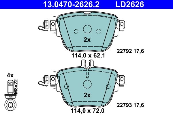 Brake Pad Set, disc brake -