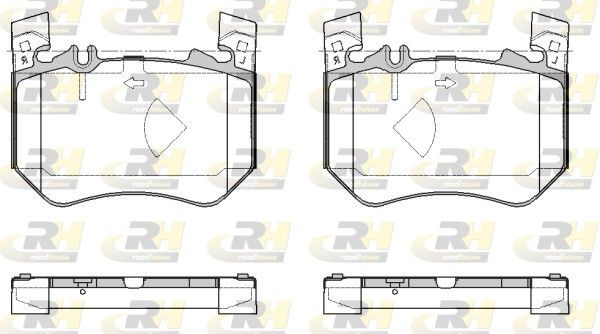 Brake Pad Set, disc brake CLASE S (W223) (09/2020-