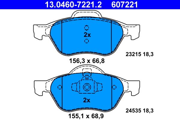 Brake Pad Set, disc brake -