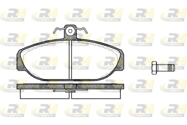 Brake Pad Set, disc brake Volvo 940/960 90-95 esim.