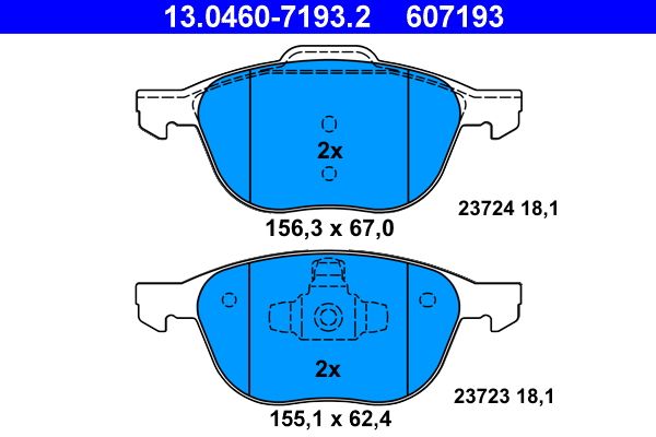 Brake Pad Set, disc brake -