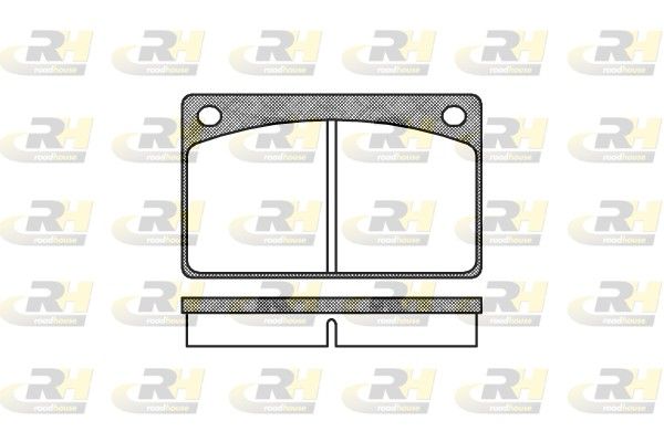 Brake Pad Set, disc brake Volvo 140 66-75 esim.