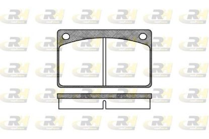 Brake Pad Set, disc brake Volvo 140 66-75 esim.