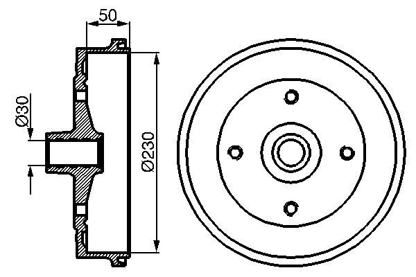 Brake Drum VAG - 113 501 615 J