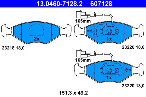 Brake Pad Set, disc brake -