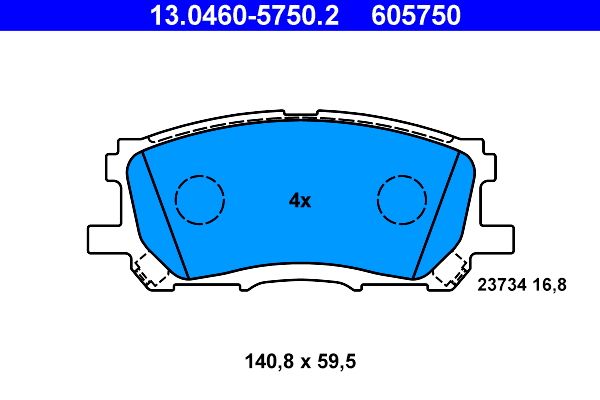 Brake Pad Set, disc brake -