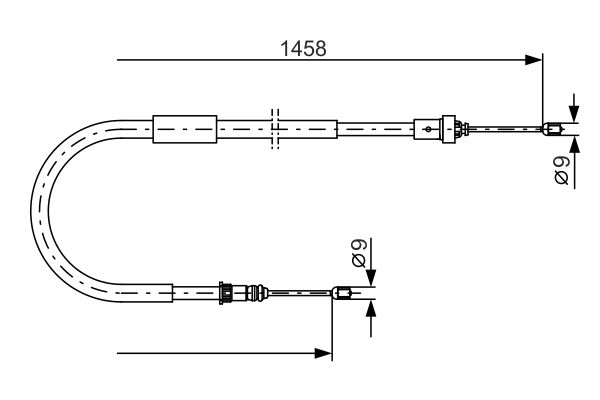 Cable Pull, parking brake -