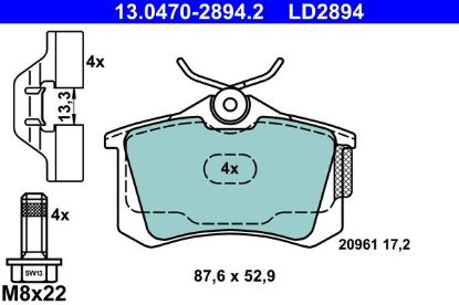 Brake Pad Set, disc brake -
