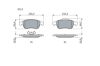 Brake Pad Set, disc brake RENAULT - 41 06 013 06R