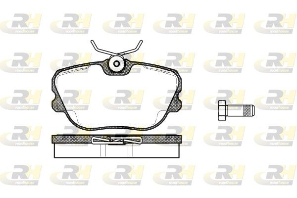 Brake Pad Set, disc brake Saab 900,9000,Volvo 84-93 esi