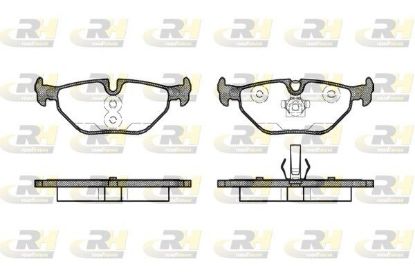Brake Pad Set, disc brake SAAB - 5058110