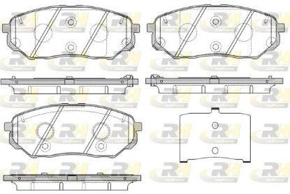 Brake Pad Set, disc brake KIA - 58101-C5A00