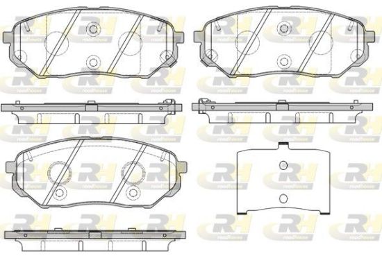 Brake Pad Set, disc brake KIA - 58101-C5A00