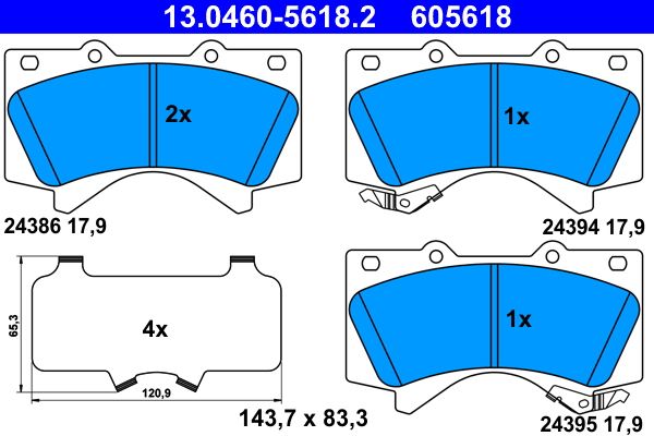 Brake Pad Set, disc brake -