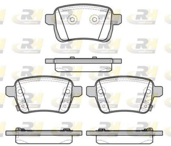 Brake Pad Set, disc brake Opel Corsa 14-