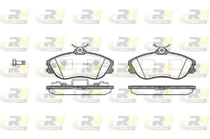 Brake Pad Set, disc brake Audi QUATRO 84-91 esim.