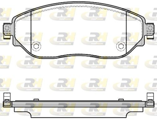 Brake Pad Set, disc brake RENAULT - 41 06 010 73R