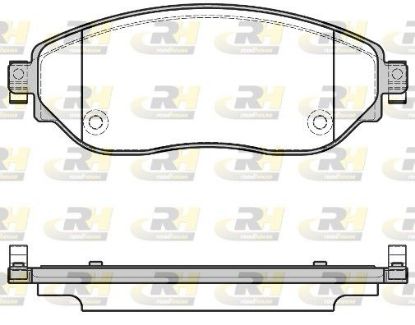 Brake Pad Set, disc brake RENAULT - 41 06 010 73R