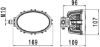 Worklight Oval 100 LED Thermo Pro