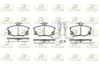 Brake Pad Set, disc brake Lancia PRISMA 4WD 83-89 esim.