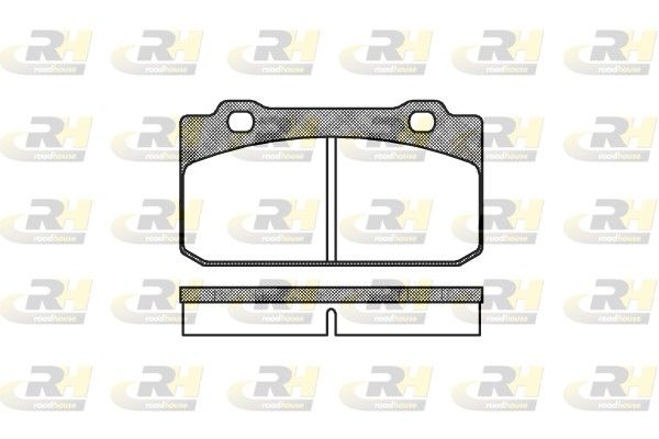 Brake Pad Set, disc brake ALFA 1.7iE 87-89 esim.