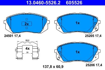 Brake Pad Set, disc brake -