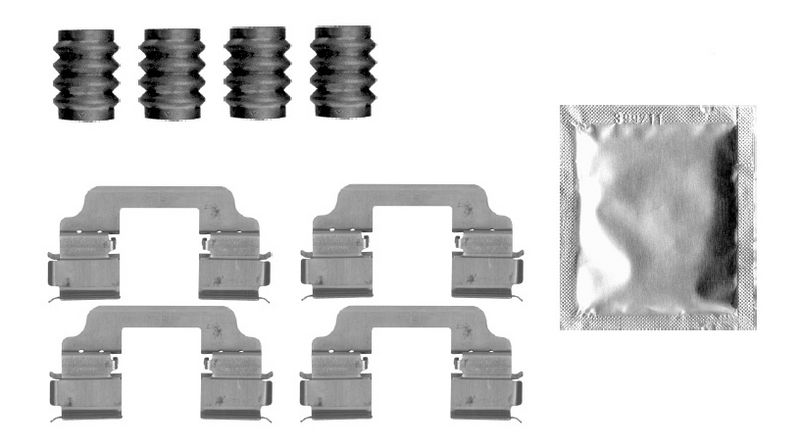 Accessory Kit, disc brake pad -