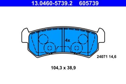 Brake Pad Set, disc brake -