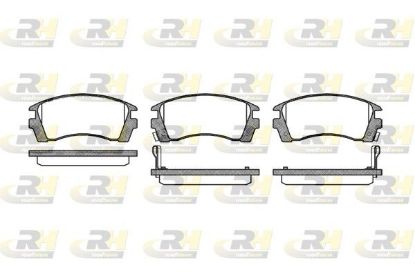 Brake Pad Set, disc brake Nissan SUNNY 91-95 esim.