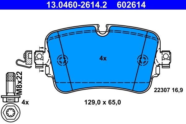 Brake Pad Set, disc brake -